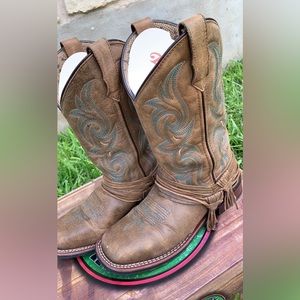 Cowboy approved boots, size 7.5, Laredo brand